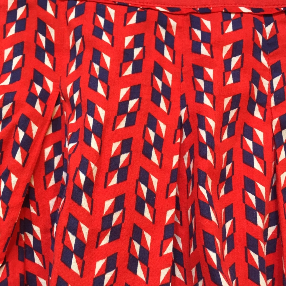 🔴Forever 21 Red White And Blue mini Skirt - Large - Picture 2 of 6